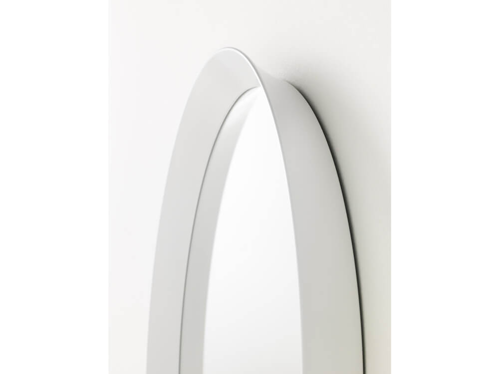 Oval White Mirror 2