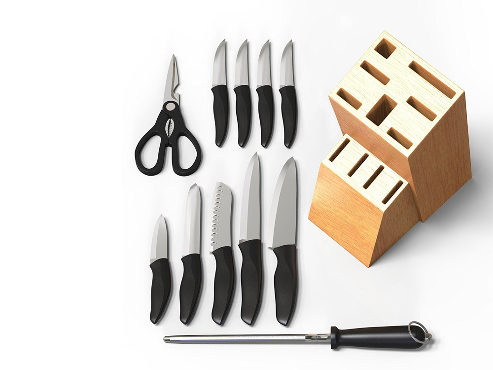 Inhabitr 12 Piece Block Knife Set 2