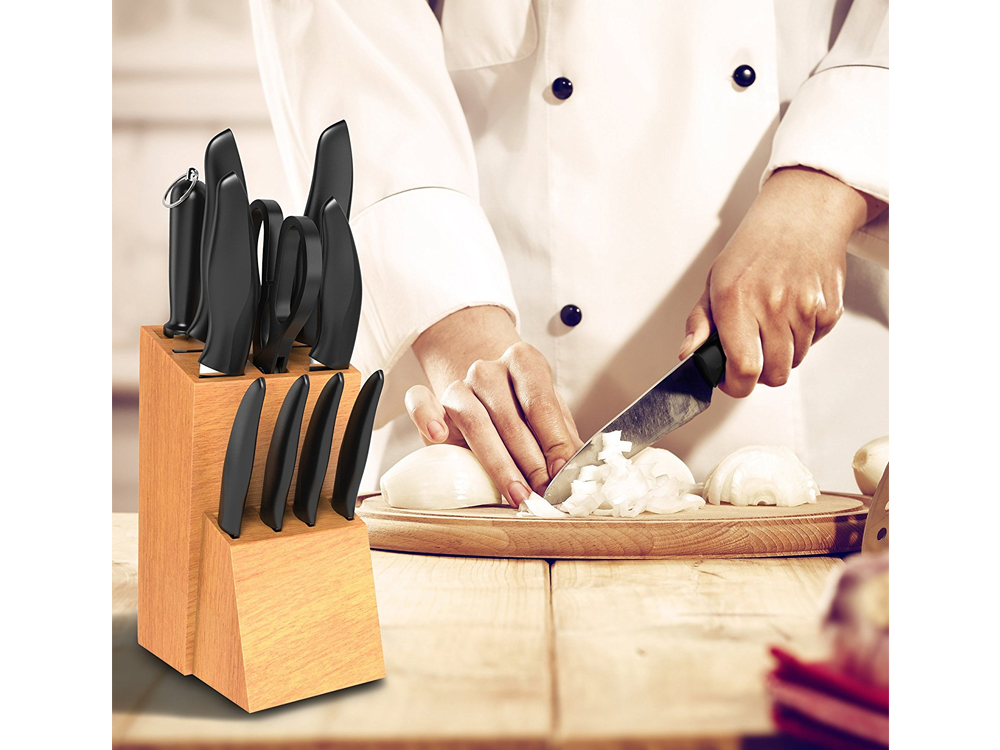 Inhabitr 12 Piece Block Knife Set 6