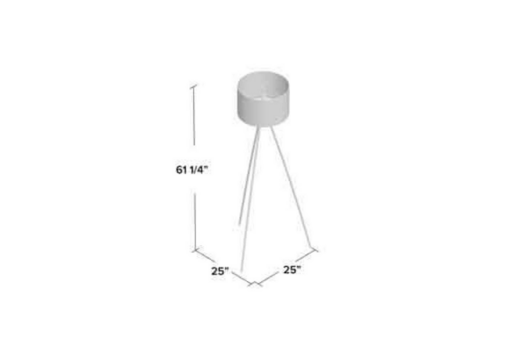 Wolf Floor Lamp dimensions