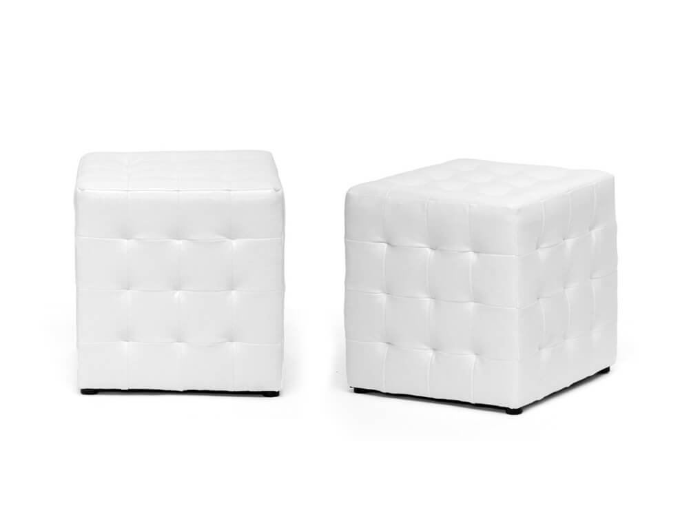 Cube Ottomans [Set of 2] 4