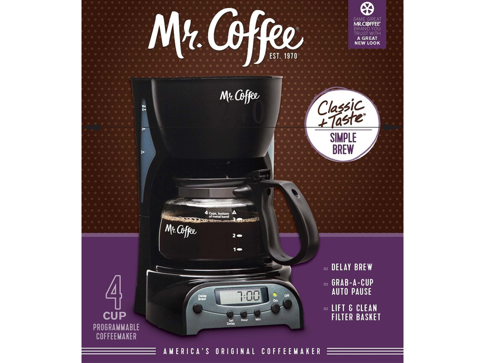 Inhabitr 4 Cup Coffee Maker 4