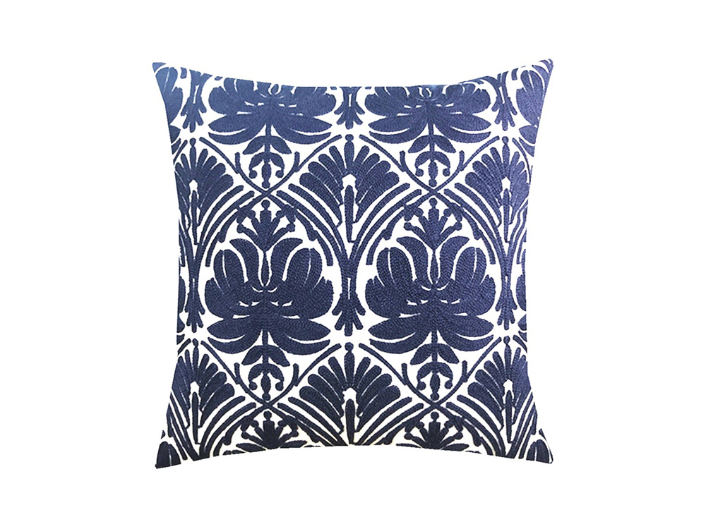 Dark Blue Pillow Cover 1