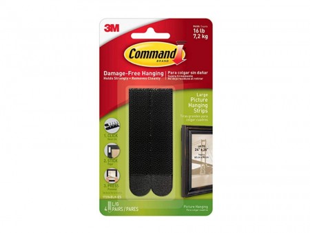 Wall hanging kit - Command strips 2
