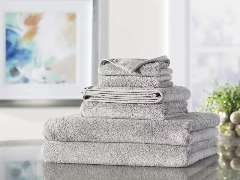 6 Piece Quick Dry Towel Set 1