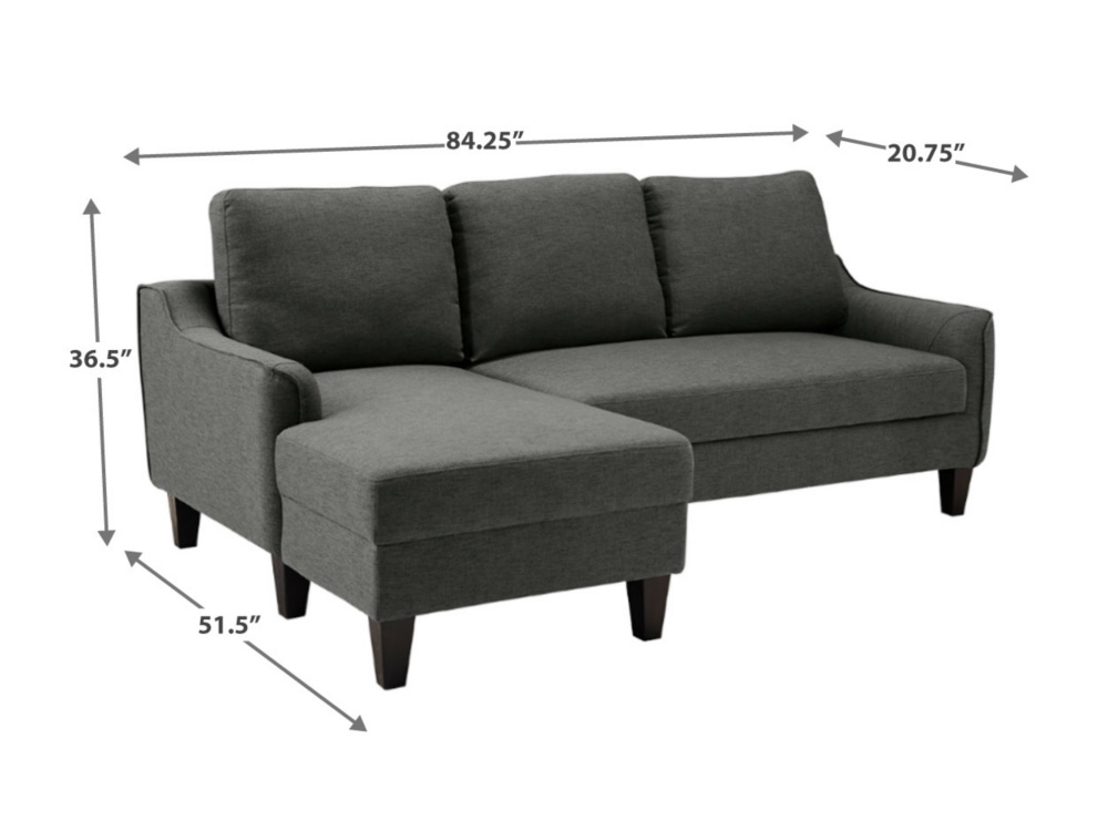 Manhattan Sleeper Sectional dimensions