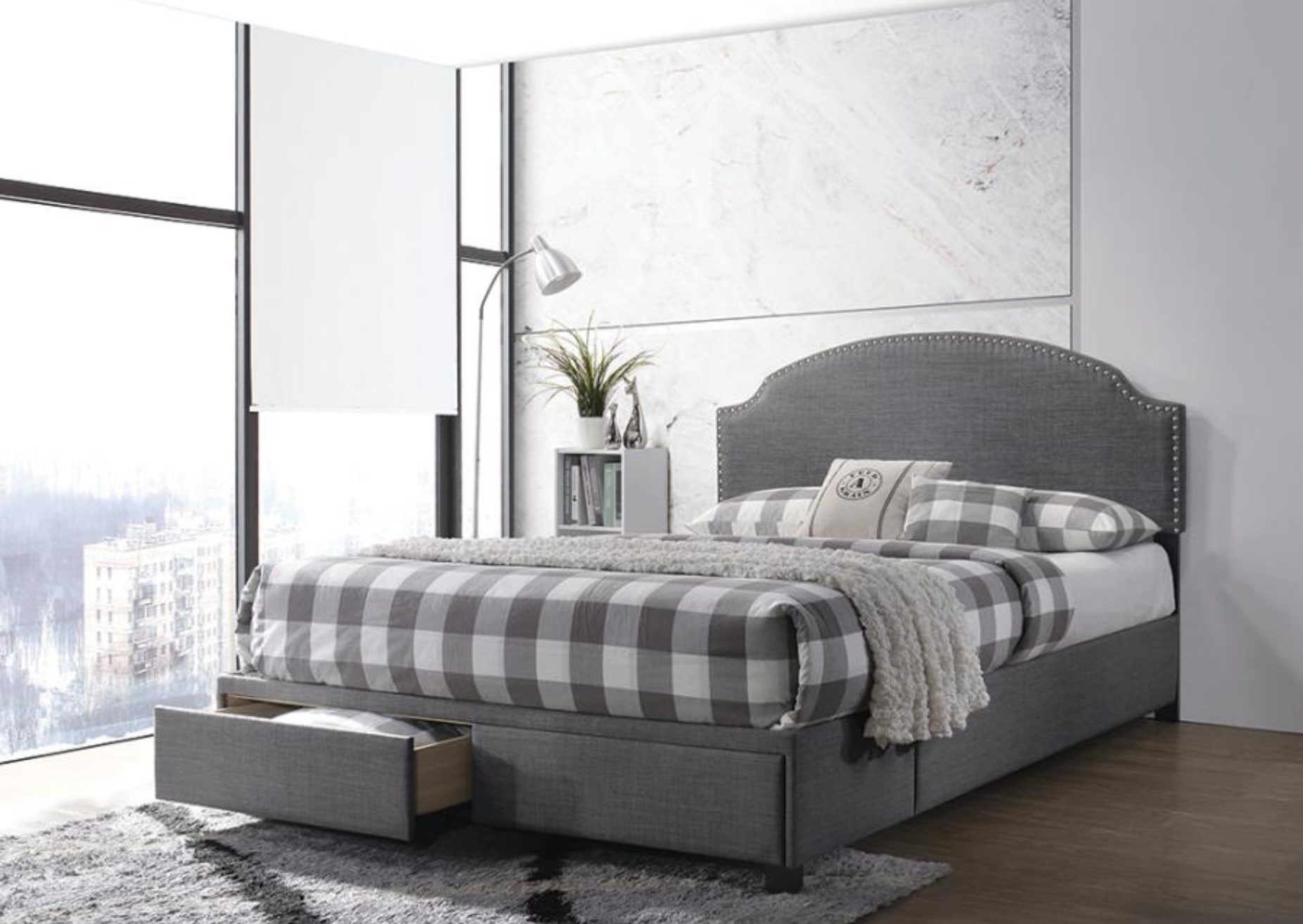 Modern Lite Storage Bed II 1