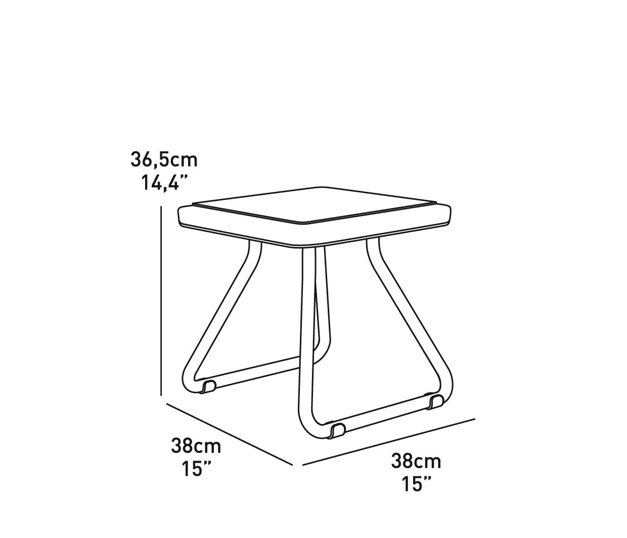 Largo Outdoor Patio Set 3
