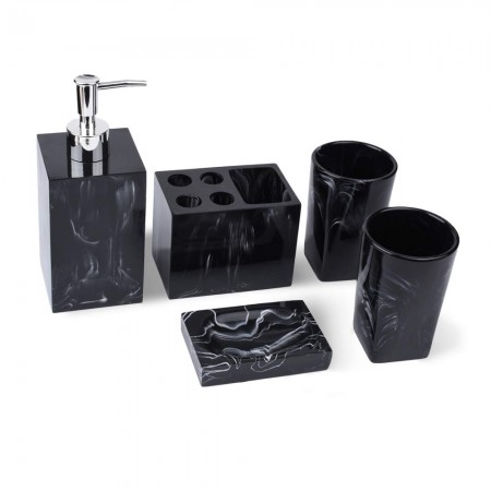 Inhabitr Premium Accessory Bathoom Set