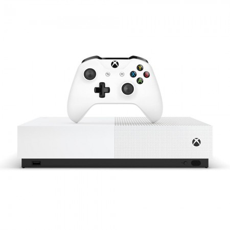 Xbox One S All Digital Gaming System with handheld controller