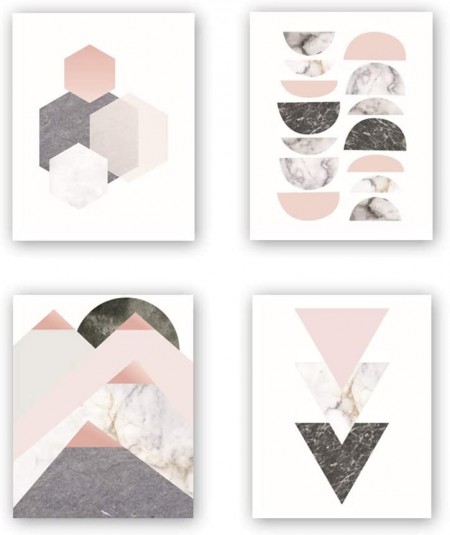 Grey 4 panel Art Work 1