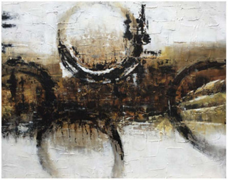 Abstract Coffee Cup Art Work