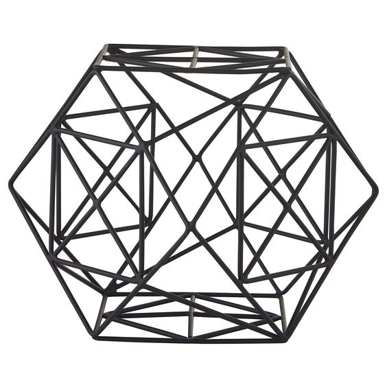 Inhabitr Hexagonal Table Decor 1