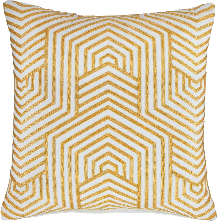 Iris Golden Yellow Pillow 1