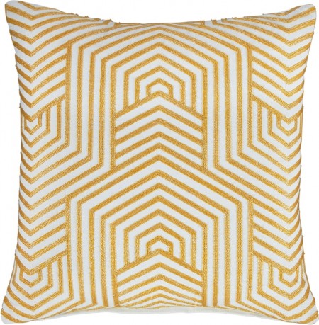 Iris Golden Yellow Pillow