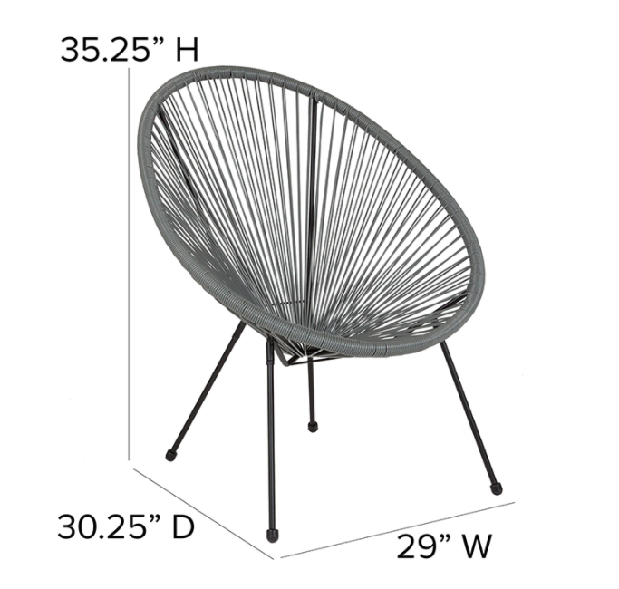 Setaria Accent Chair Dimensions