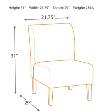Jill Accent Chair Dimensions