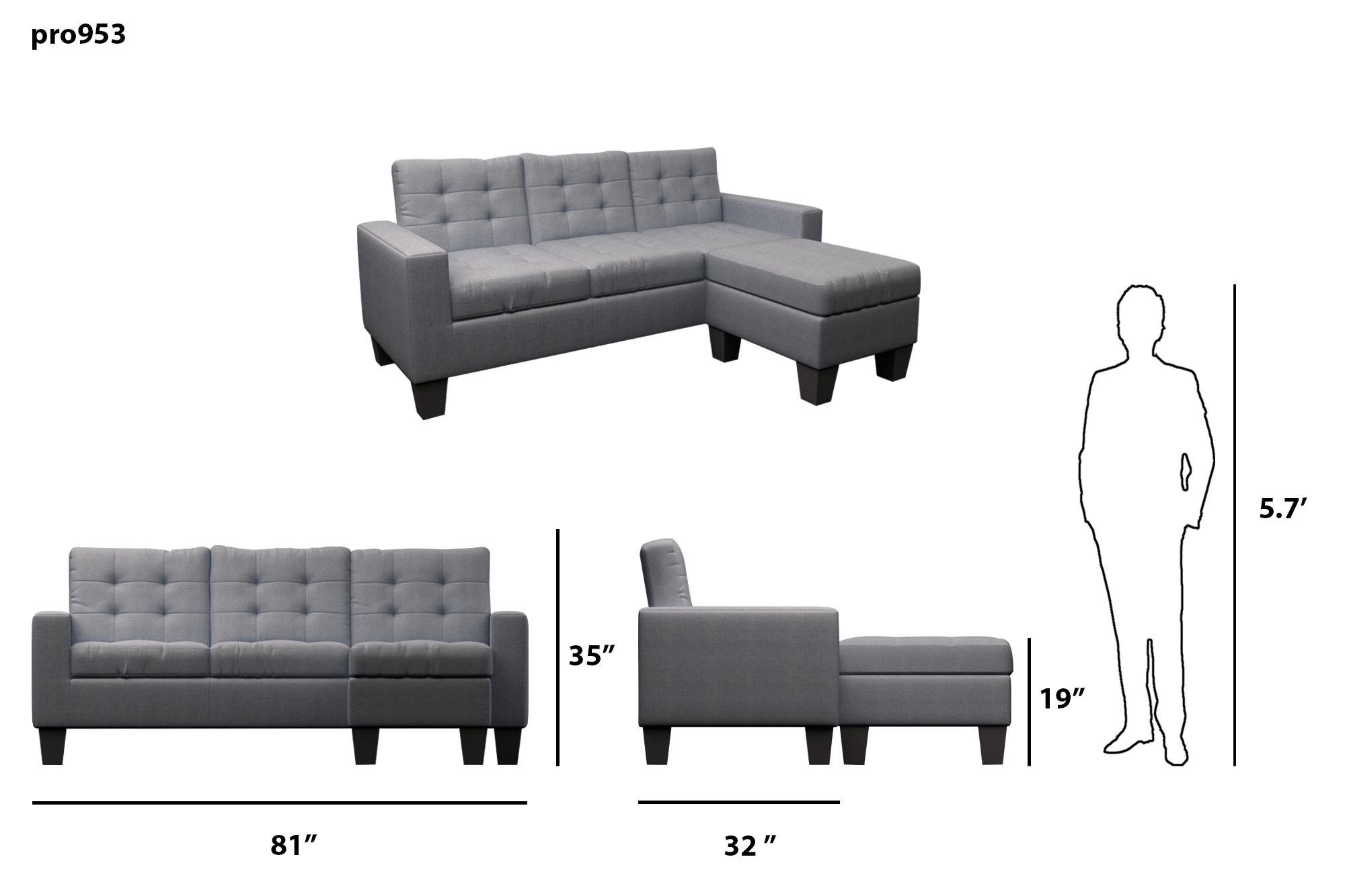 Onyx Sectional Sofa 2